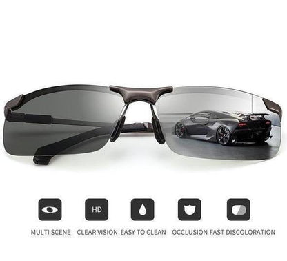 Liam — Photochromic Polarized Sunglasses with UV Protection