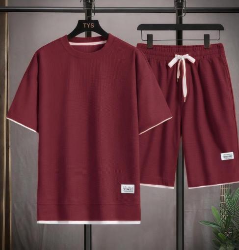 Jordan — Lightweight, Breathable Waffle Fabric Set for Men