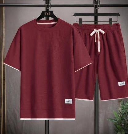 Jordan — Lightweight, Breathable Waffle Fabric Set for Men