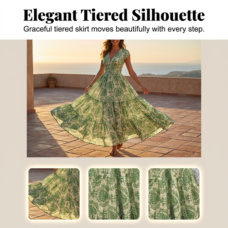 Clara — Floral Elegance Dress | 50% OFF