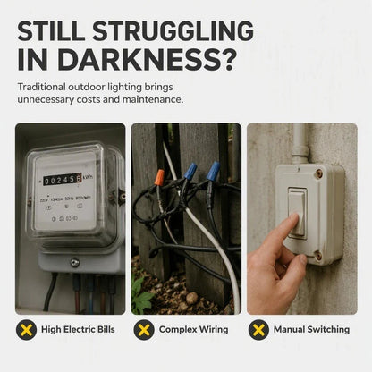 SunnyGlow Solar Light — Effortless Brightness Anytime