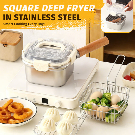 CrispSure Square Deep Fryer — Healthier, Crispy, Fresh