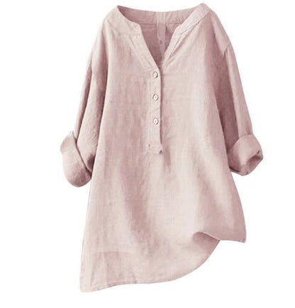 Heidi – Women's Casual Dress with V-Neck and Adjustable Sleeves