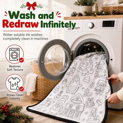 MerryMuse Coloring Blanket — Spark Family Creativity