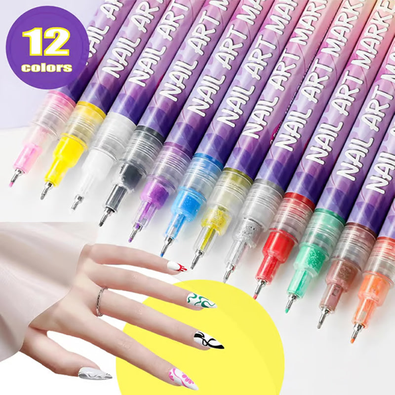 PrismPix Nail Design Pens – Stunning Nails, Instantly