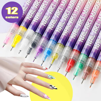 PrismPix Nail Design Pens – Stunning Nails, Instantly