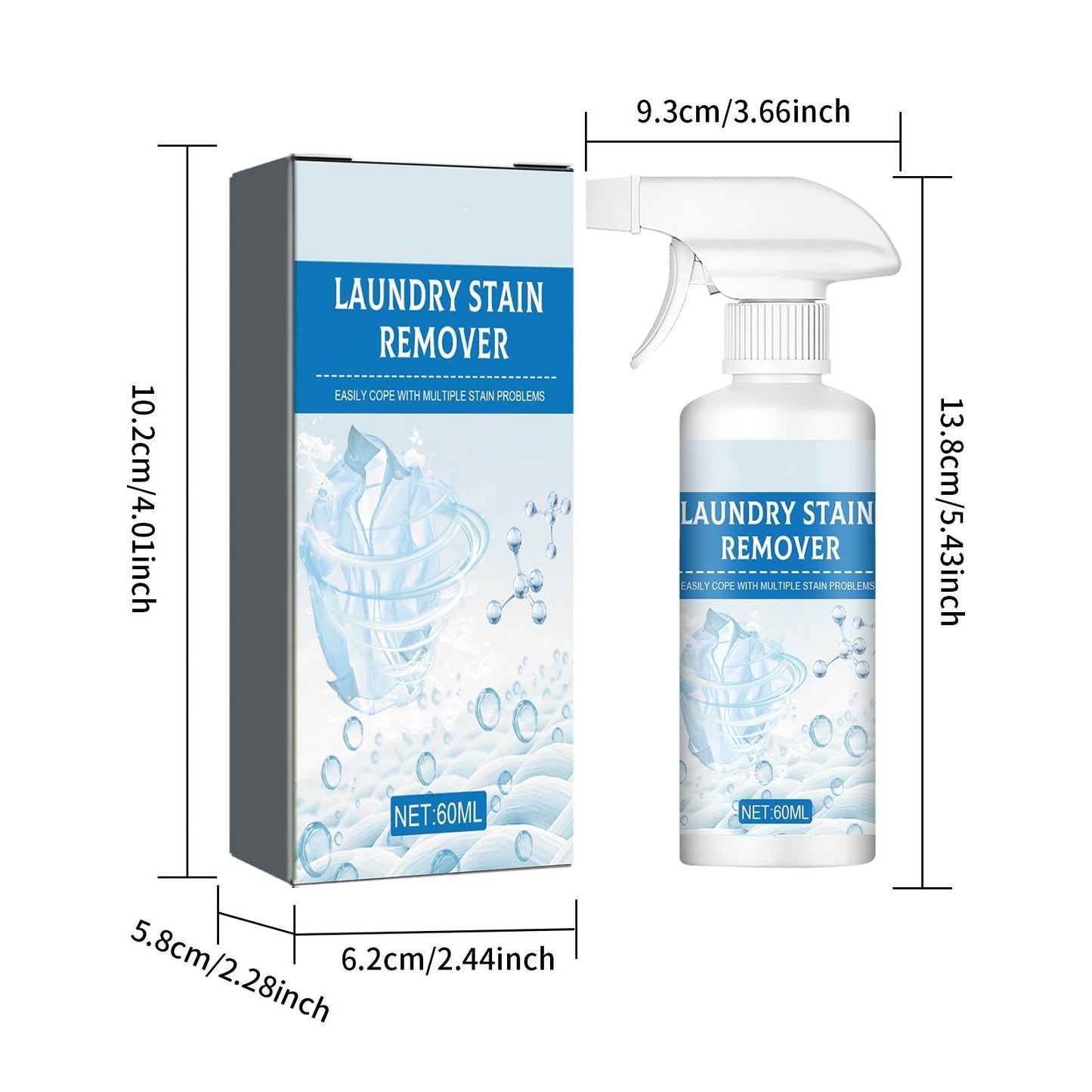 FreshGuard — Stain Remover Spray 2 fl oz | 1+1 FREE