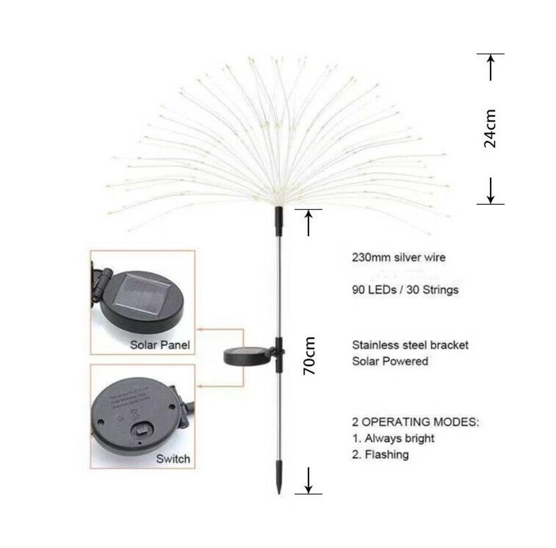 Solar Firework Lamp — Enchant Every Night
