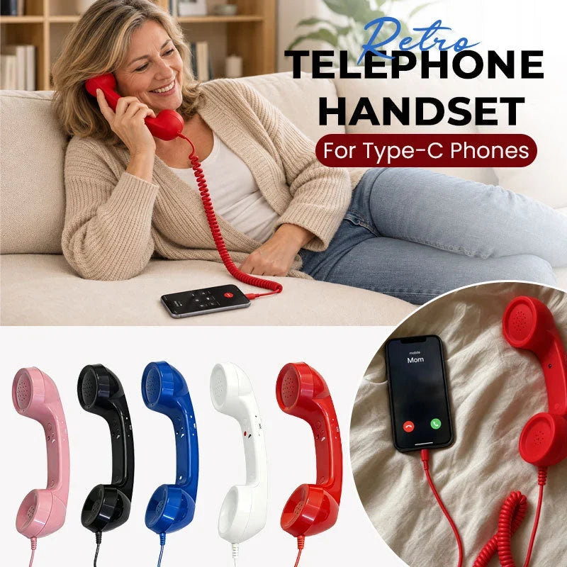 VoxRetro Handset — Effortless Calls, Timeless Style