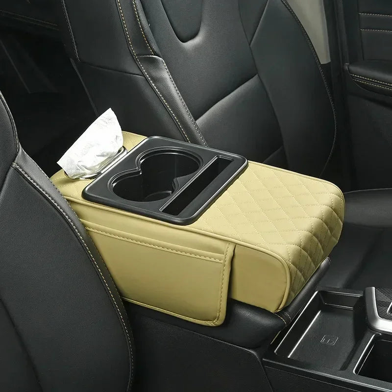 CruiseEase Memory Foam Armrest – Ultimate Comfort, Organized Ride