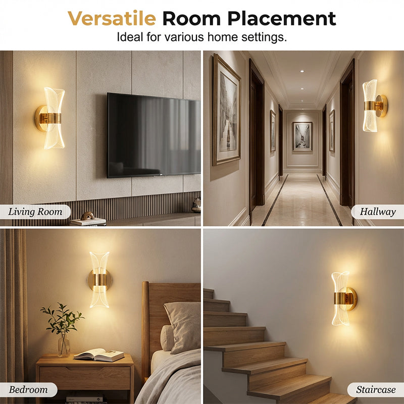 LumaAura — Designer LED Wall Light | 50% OFF