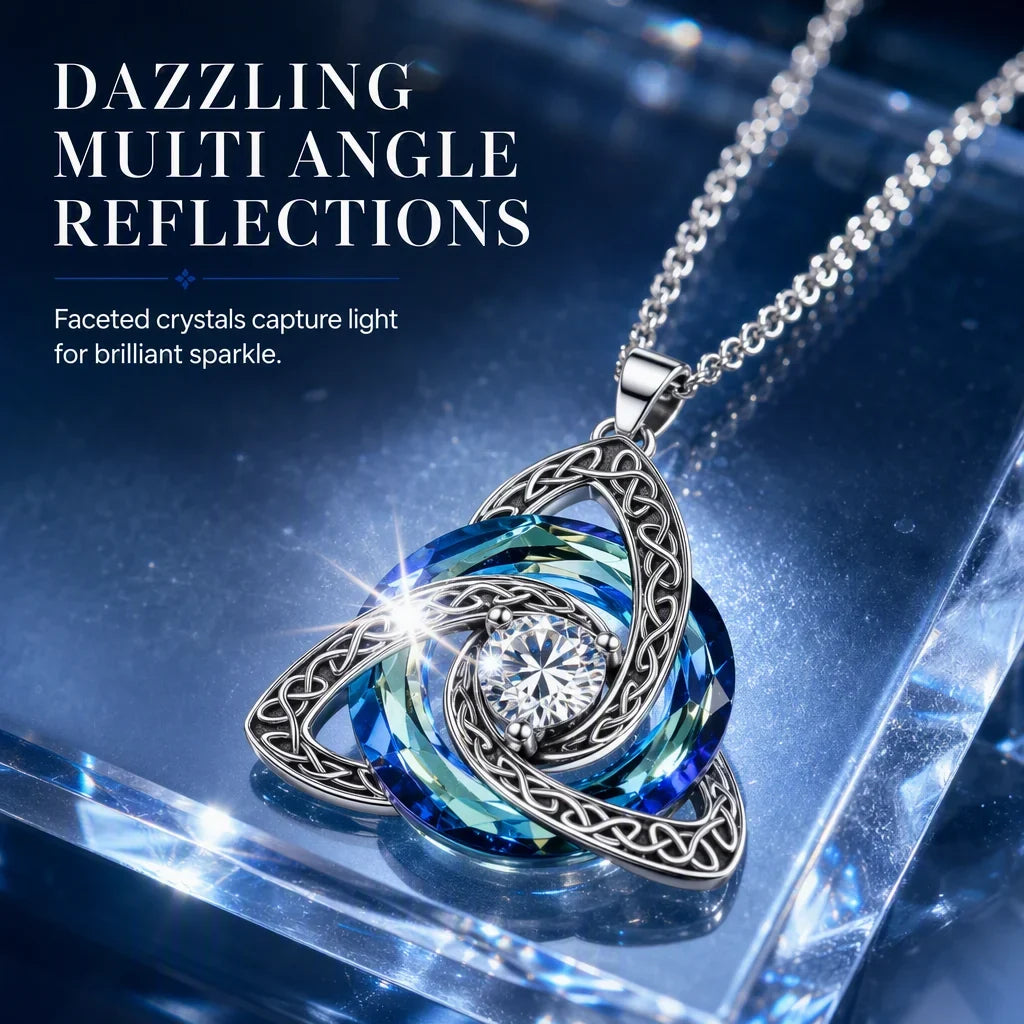LunaKnot — Celtic Birthstone Pendant Necklace | 50% OFF