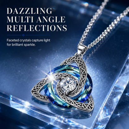 LunaKnot — Celtic Birthstone Pendant Necklace | 50% OFF