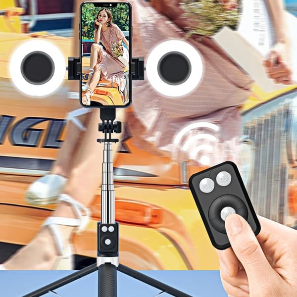 LumaFrame Selfie Stick Tripod — Effortlessly Stunning Shots