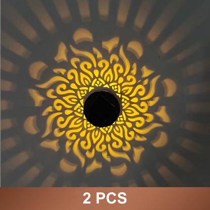 MandalaGlow — Solar Garden Lamp | 50% OFF