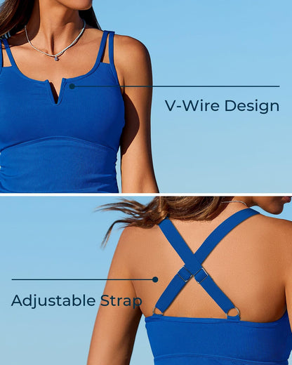 Fiona – Tummy-Shaping Women's Two-Piece Tankini Set
