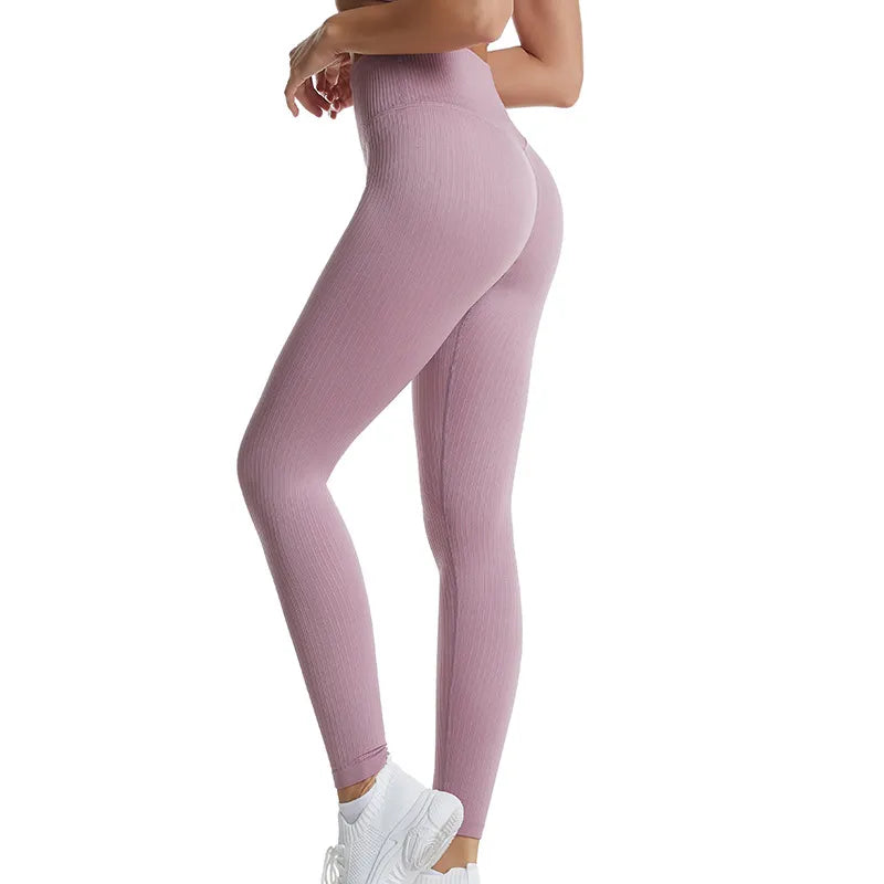 Lina — Seamless Yoga Leggings with High-Waist Support
