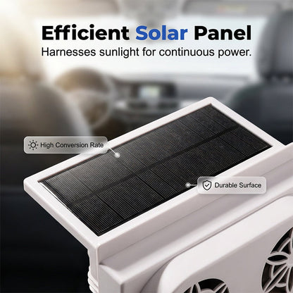Solar Car Ventilator — Instant Cooling Comfort