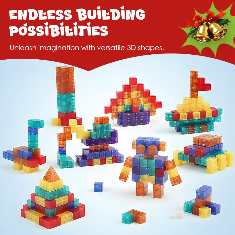 Magnetic Building Block Set – Ignite Creativity Daily