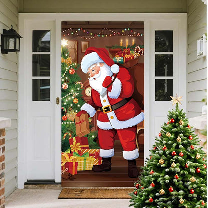 Holiday Door Cover — Instant Festive Joy
