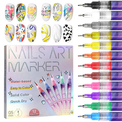 PrismPix Nail Design Pens – Stunning Nails, Instantly