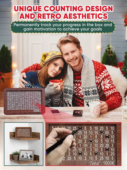 WealthBox — Wooden Savings Goal Bank | 50% OFF