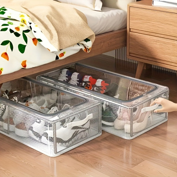 StrideBox — Transparent Shoe Organizer | 1+1 FREE