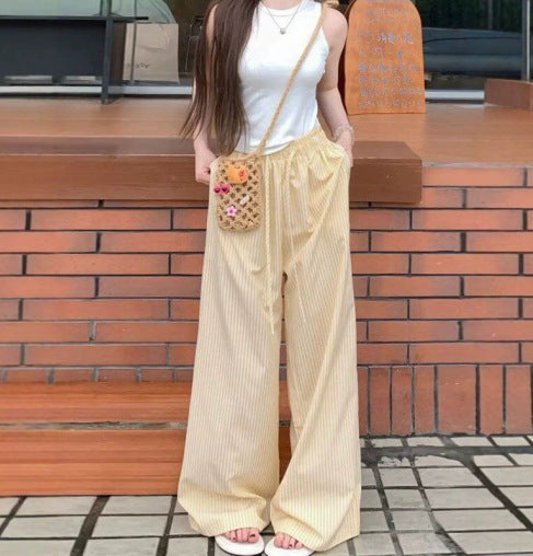Lena — Lightweight Summer Pants with Wide Leg Design