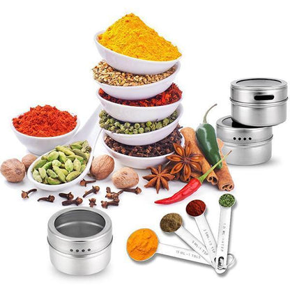 SpiceMag Pro - Magnetic Spice Jar Set | 50% OFF