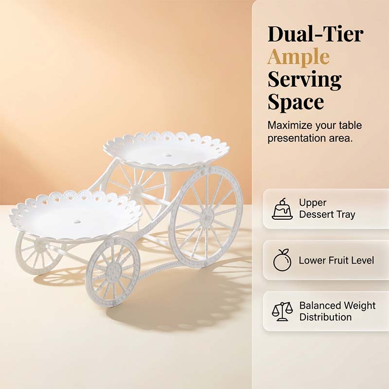 Two-Tier Snack Stand – Delight Every Guest
