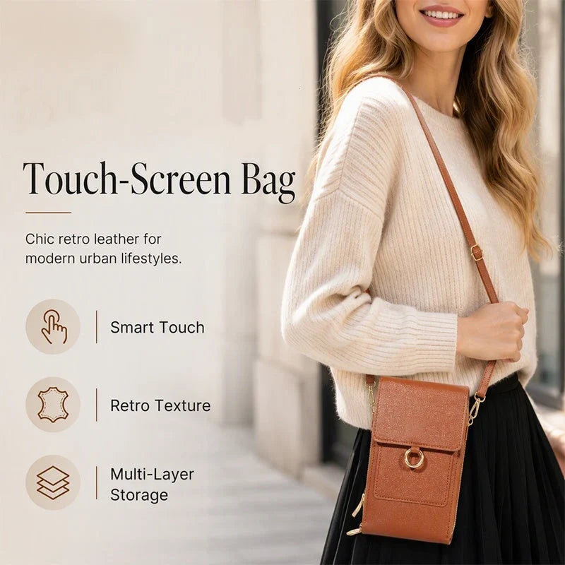 Rachel — Touchscreen Anti-Theft Shoulder Bag | 50% OFF