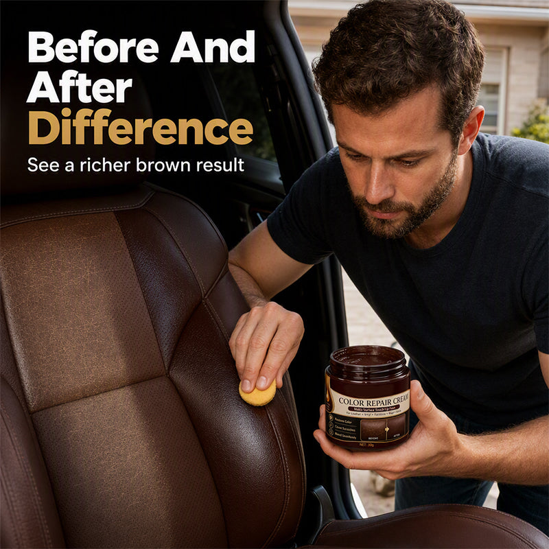 LeatherFix — Brown Leather Repair Cream | 1+1 FREE