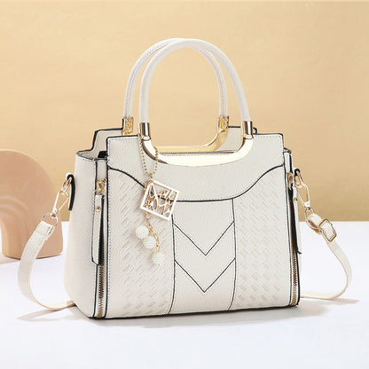 Claire — Stylish PU Leather Handbag with Quilted Pattern