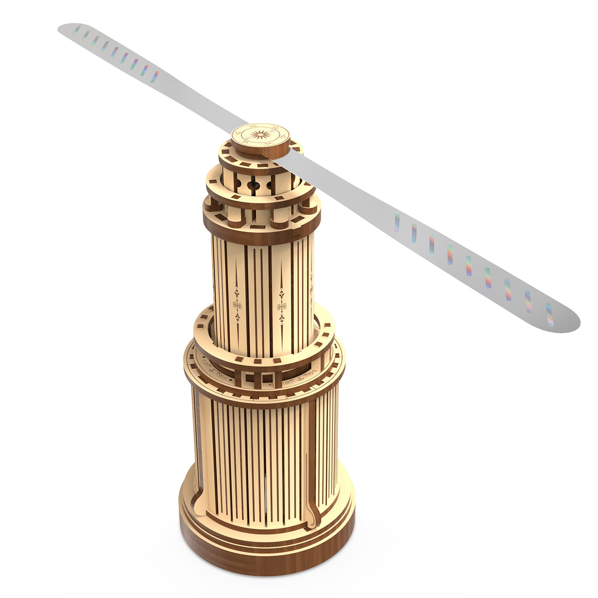 BreezeShield — Wooden Lighthouse Fly Deterrent | 50% OFF