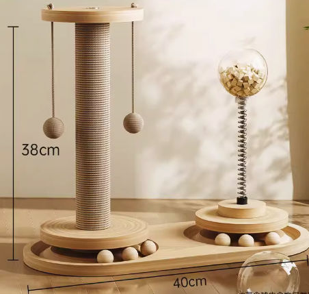 WhiskerJoy — 4-in-1 Cat Activity Center | 50% OFF
