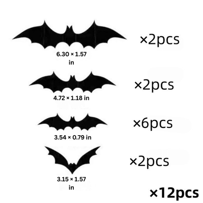 PhantomWing — 3D Halloween Bat Wall Stickers | 50% OFF