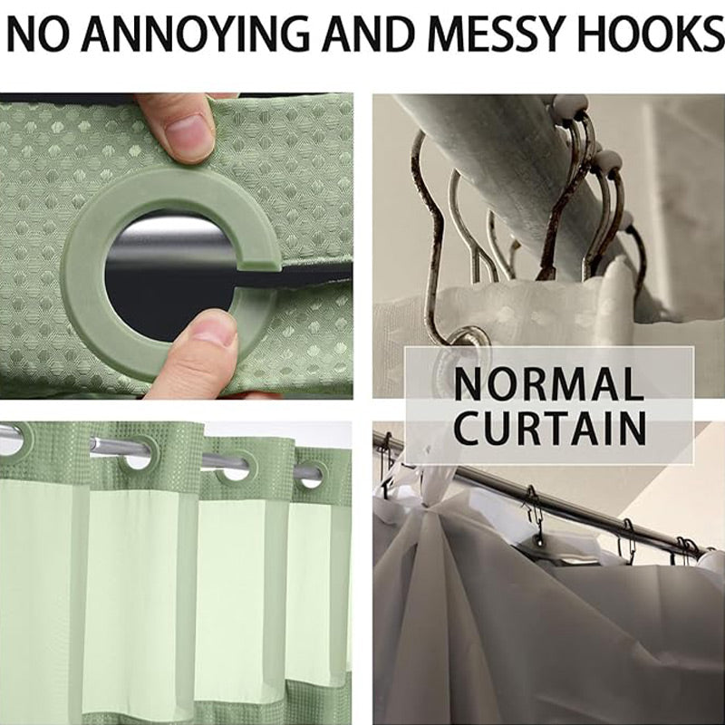 Shower Privacy Curtain — Keep Dry, Brighten Mood