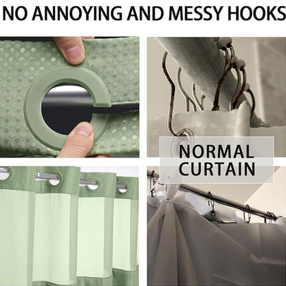 Shower Privacy Curtain — Keep Dry, Brighten Mood