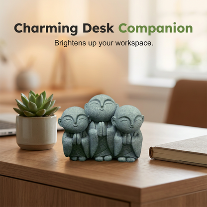 Mystical Mini Monk Sculptures — Serenity Wherever Needed