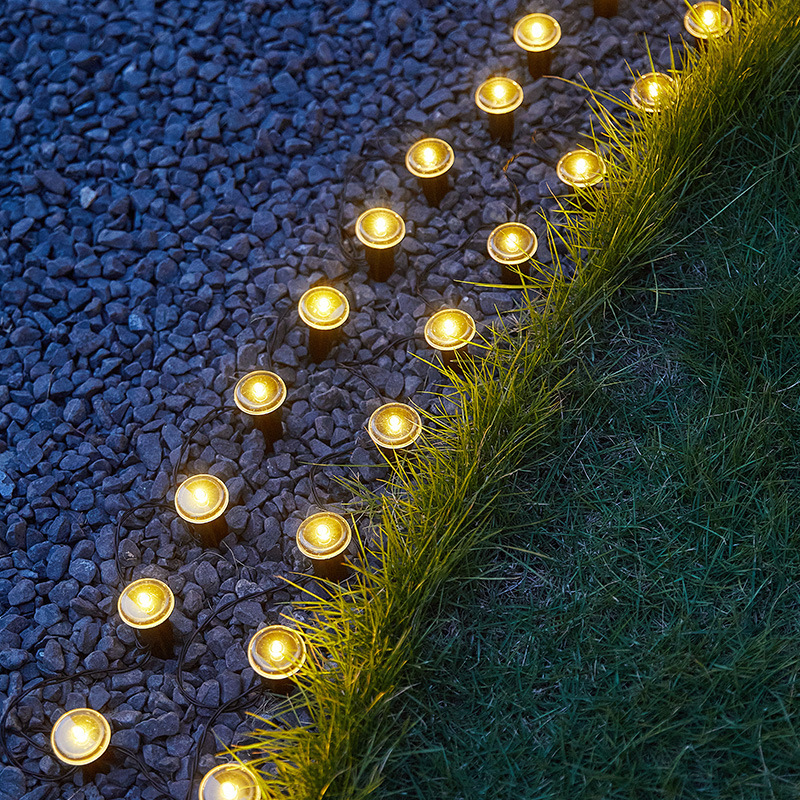 Solar-Powered Blue LED String Lights – Effortless Nights, Magical Glow