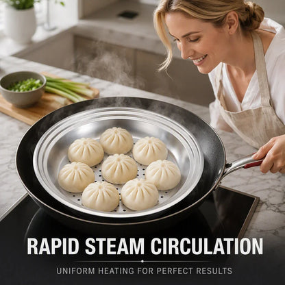 Veluxe SteamTray — Perfectly Even, Effortless Steaming