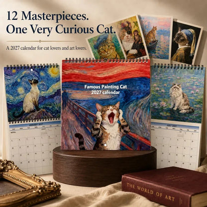 2027 WhiskerWink Cat Meme Calendar — Brighten Days, Boost Smiles