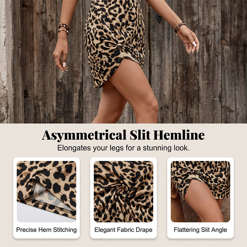 Everlyn — Leopard Mini Dress | 50% OFF