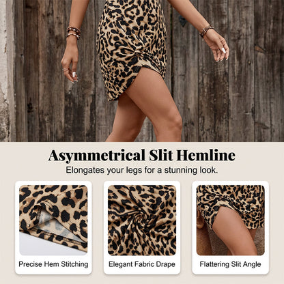 Everlyn — Leopard Mini Dress | 50% OFF