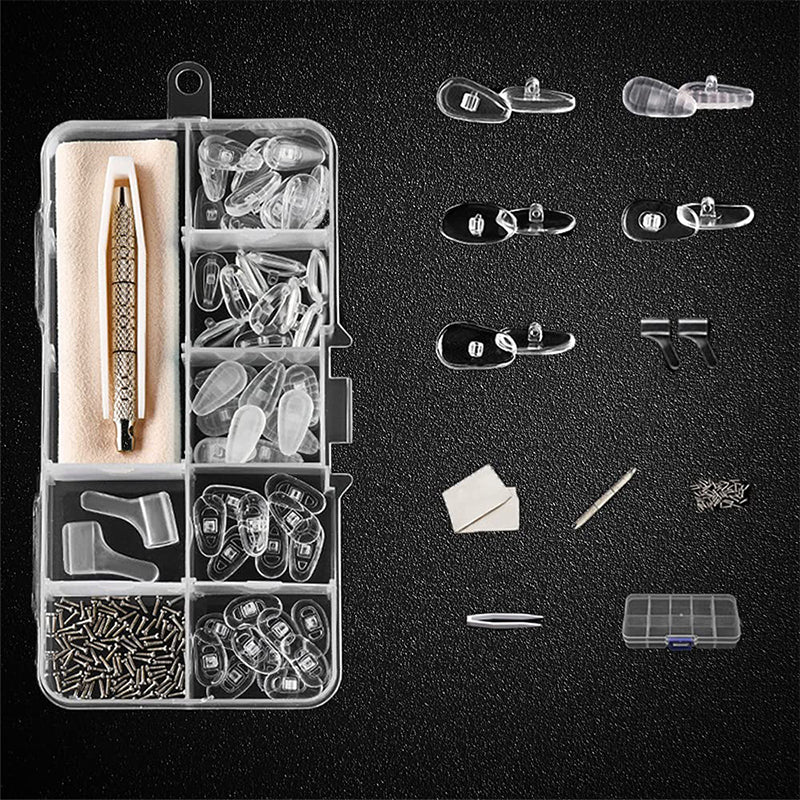 Complete ComfortKit Nose Pads Repair Set – Comfortable Eyewear Without Pain