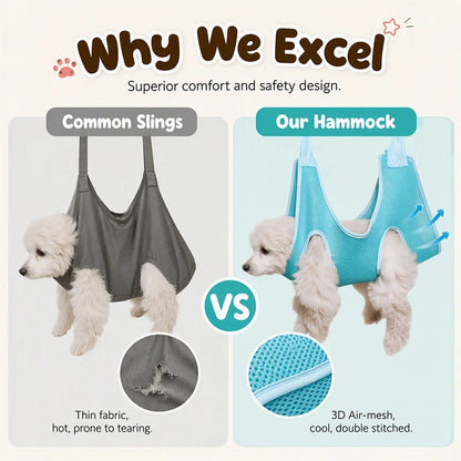 PetEase Grooming Hammock — Calm Pets, Easy Grooming