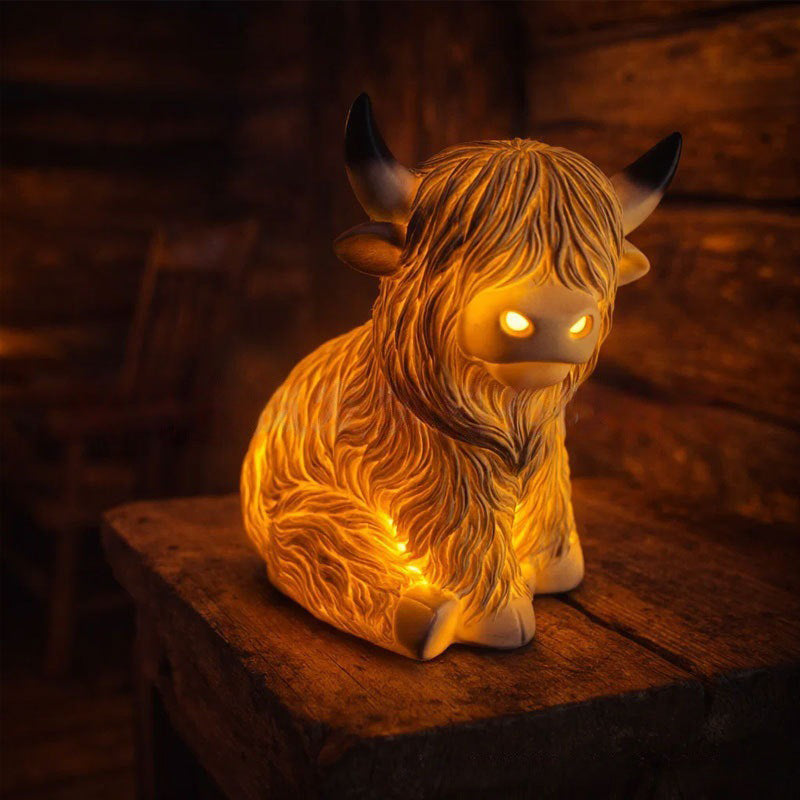 HearthGlow Night Lamp – Cozy Calm, Rustic Charm