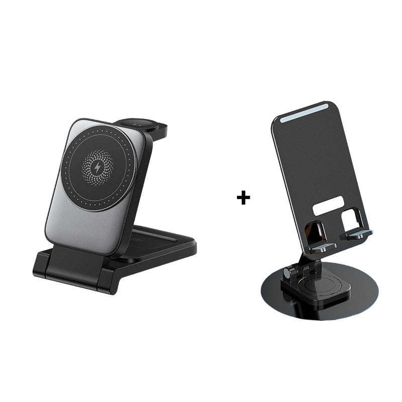Voltiva 3-in-1 Foldable Wireless Power Hub – Effortless Power Supply for All Devices