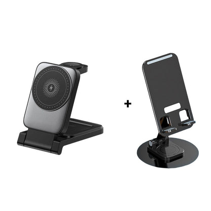 Voltiva 3-in-1 Foldable Wireless Power Hub – Effortless Power Supply for All Devices