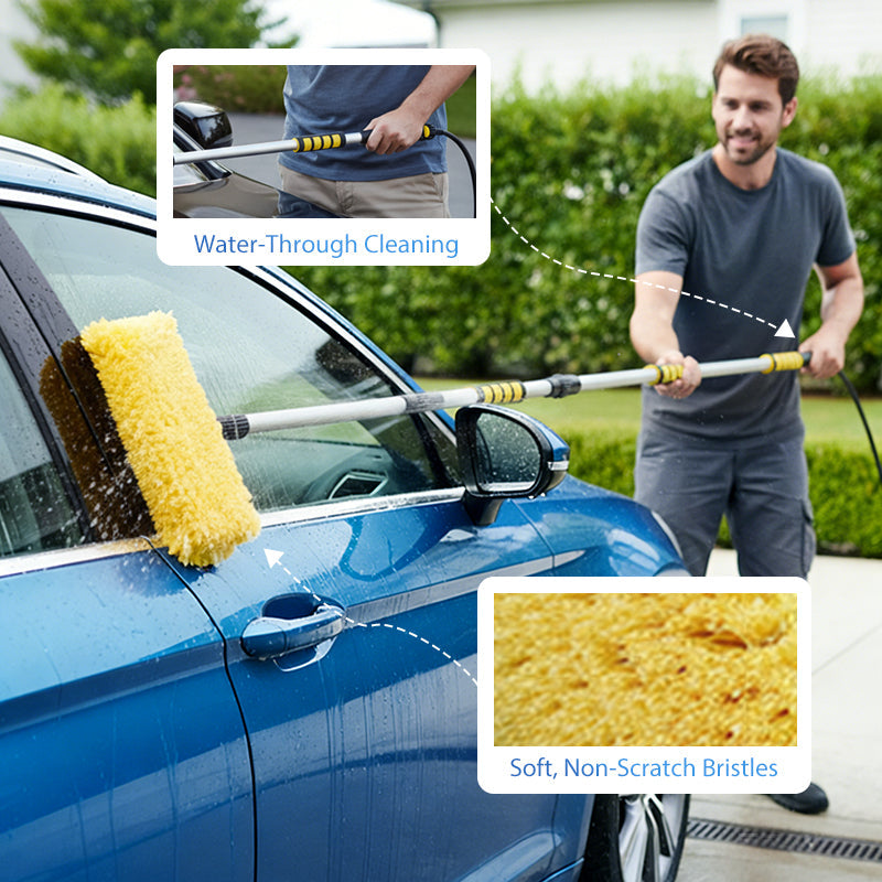 VersaShine Car Brush – Effortless Shine, Every Time